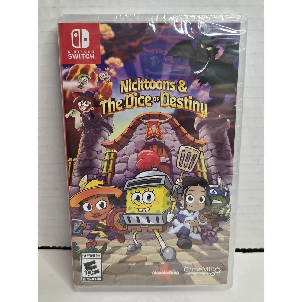 NINTENDO SWITCH NICKTOONS & THE DICE OF DESTINY Sealed Brand‎ New  VIDEO GAME